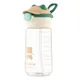 Пляшка для води Ardesto Bear 550мл, пластик, зелений