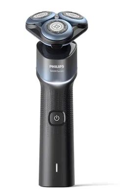 Бритва електр. Philips Series 5000X роторная, 4.5Вт,  бритв.головок-3, Li-Ion, сух.+влажн., черно-синий фото