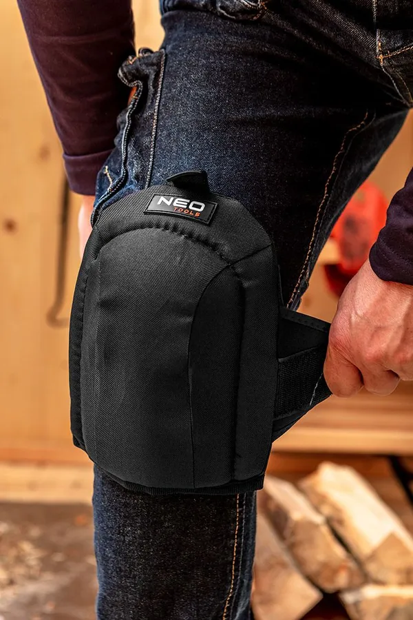 Наколенники защитные Neo Tools, мягкая тканевая подушка, полиэстер 600D, на липучке, черный отзывы