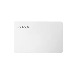 Картка Ajax Pass 100шт, Jeweler, безконтактна, білий фото