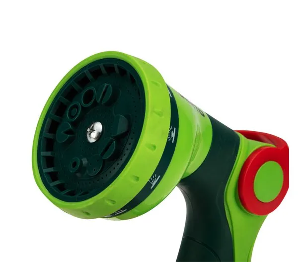 Ороситель ручной Verto, пистолетный, 1/2"-3/4", 10 функций, регулировка напорарегулировка напора/распила воды, держатель двухкомпонентный цена в Украине