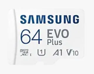 Карта пам'яті Samsung microSD    64GB C10 UHS-I R130MB/s Evo Plus + SD