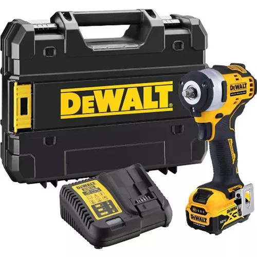 Гайковерт ударний DeWalt XR Li-Ion безщітковий 12В акб 1х5А·год 338Нм 2850об·хв 3250уд/хв 3/8" ЗП кейс 1кг