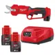 Секатор аккумуляторный Milwaukee M12 BLPRS-202 12В акб 2х2А·час ЗП C12C d реза 32мм 1.5кг