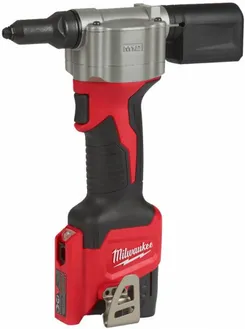 Заклепочник аккумуляторный Milwaukee M12 BPRT-201X 12В АКБ 1x2А·час ЗП C12C 2.4мм 3.2мм 4.0мм 4.8мм 2.1кг кейс фото
