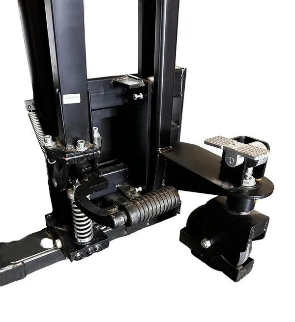 Купить Штабелер гідравлічний 1000кг, підйом-1,6м, довжина вил 1,15м,ширина 330-850мм, колір - чорний