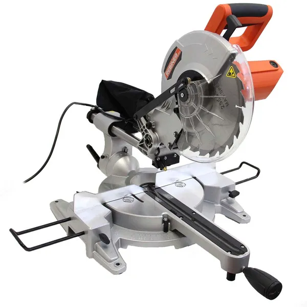 Торцовочная пила (255 мм, 2950 Вт) Rebiner RMS-2950 с протяжкой