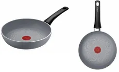 Сковорода Tefal Halo, 28см, алюміній, бакеліт, сірий фото