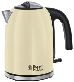 Электрочайник Russell Hobbs Colours Plus Classic 1.7л, металл, бежево-черный фото