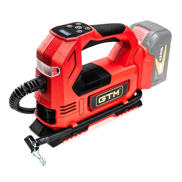 Мінікомпресор акум. ACC18/26, 12В/18В, 6,8бар, 26л/хв., +акум. 2Аг, зарядний пристрій