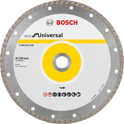 Диск алмазний Bosch Eco Univ.Turbo 230х22.23мм фото