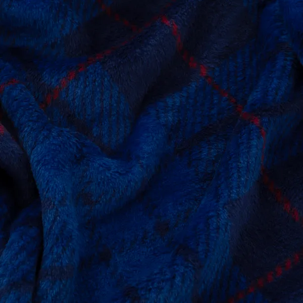 Купить Плед ARDESTO Flannel 160х200см, 100% полиэстер, клетка, синий
