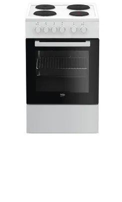 Плита Beko электрическая, 60л, 50x60см, белый фото