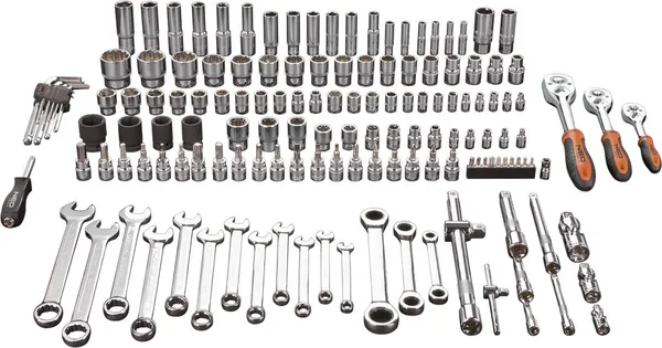 Набор торцевых ключей Neo Tools 1, 4, 3, 1/2" CrV, 150 шт. фото №3