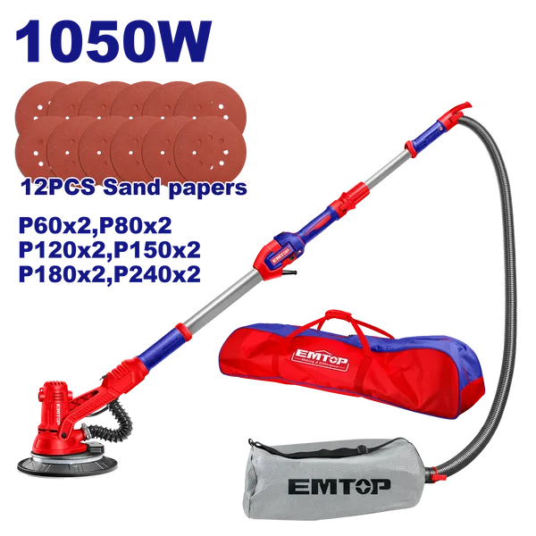 Шлифмашина для стен и потолка EMTOP EDSD105016