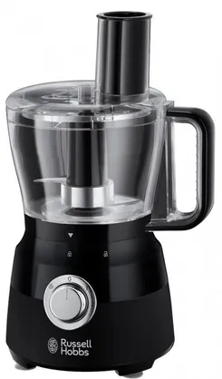 Кухонная машина Russell Hobbs Matte Black 600Вт, чаша-пластик, корпус-пластик, насадок-9, черный фото