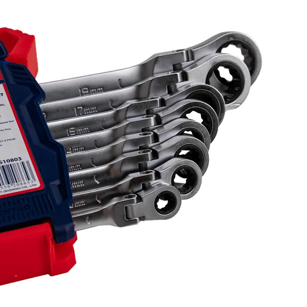 Заказать Набор комбинированных ключей с трещоткой EMTOP ECSS10803 8 пр. с доставкой