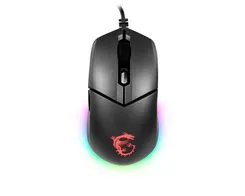 Мышь MSI Clutch GM11, RGB, USB-A, чёрный фото