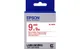 Картридж зі стрічкою Epson LK3WRN принтерiв LW-300/LW-400/LW-400VP/LW-600P/LW-700/LW-Z710/LW-900P/LW-1000P/LW-Z5000BE Std Red/Wht 9mm/9m