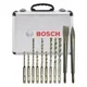 Набор сверл и зубил Bosch, SDS-plus, 11шт, кейс цена в Украине