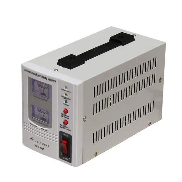 Стабилизатор напряжения 300 Вт Luxeon AVR-500 VA белый