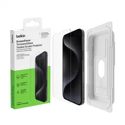 Защитное стекло Belkin для iPhone 15 Pro Max TemperedGlass (1 Pack) фото