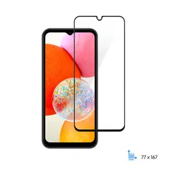 Захисне скло 2E для Samsung Galaxy A14 (A145F),2.5D FCFG, (1 Pack), чорна рамка фото