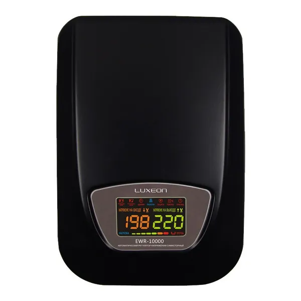 Стабілізатор напруги 7000 Вт Luxeon EWR-10000 чорний