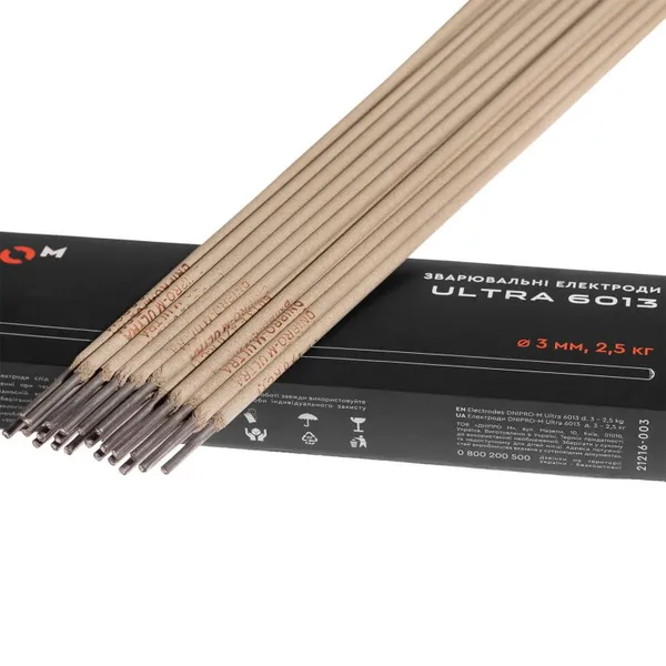 Электроды Dnipro-M ULTRA 6013 3 мм 2,5 кг купить в Украине