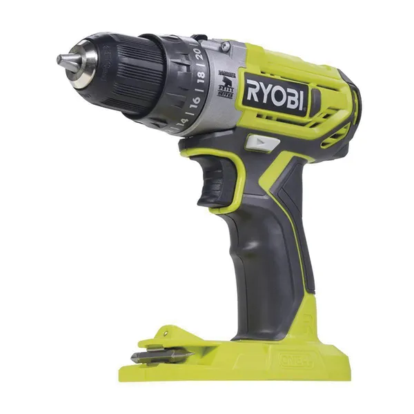 Шуруповерт-дрель ударный аккумуляторный Ryobi ONE+ R18PD2-215G 18В 2х1.5А·ч ЗУ 40Нм 400·1350об·мин 1кг цена в Украине