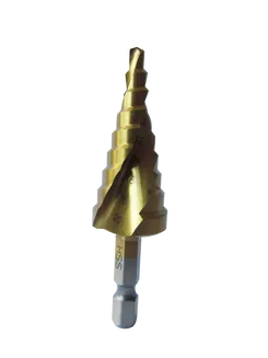 Свердло ступеневе 4,0-20,0мм  9ступенів HSS TiN фото