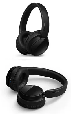 Наушники Over-ear Philips TAH5209 BT 5.3, SBC, Wireless, Mic, Черный фото