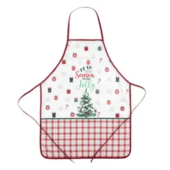 Фартук ARDESTO Christmas Tree 60х80см, 100% полиэстер, зеленый фото