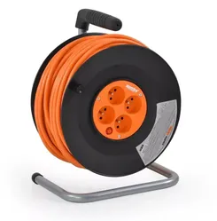 Удлинитель на катушке 50 м/4 розетки HECHT 450153 фото