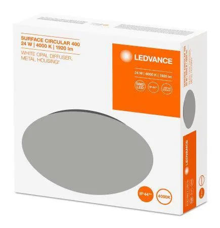 Світильник накладний LEDVANCE SF CIRCULAR LED 24Вт 1920Лм 4000K 400мм IP44 білий