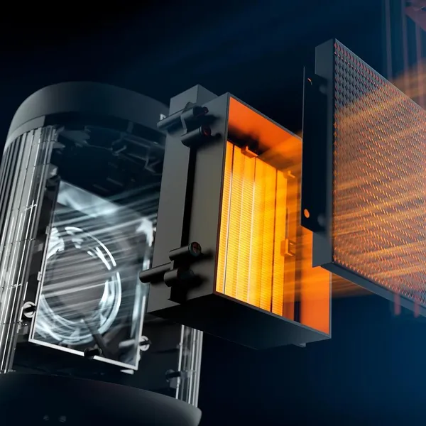 Купить Тепловентилятор Philips Series 2000, 15м2, 1500Вт, электр. упр-ние, керамич. нарев.элемент , Wi-Fi, темно-серый со скидкой