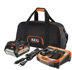Акумулятор AEG L1240, 12 В / 4 А*год + зарядний пристрій AEG BLK1218 + сумка фото