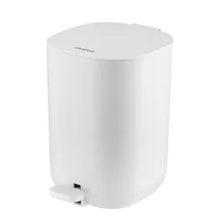 Ведро для мусора ARDESTO Vigor с педалью, 3л, полипропилен, белый фото