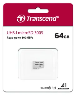 Карта пам'яті Transcend microSD  64GB C10 UHS-I R100/W20MB/s фото