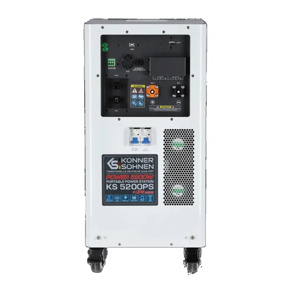 Портативная электростанция Konner&Sohnen KS 5200PS, 5200Вт, 5120Вт·ч, LifePo4, UPS, 56кг купить в Украине