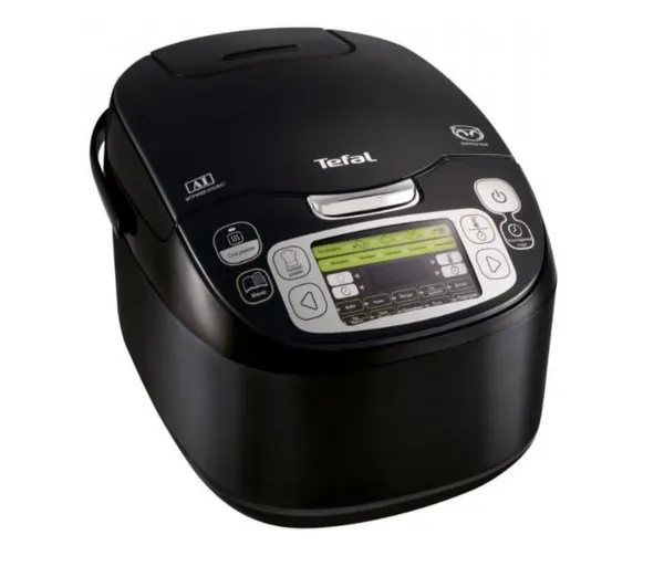 Мультиварка Tefal Fuzzy Logic, 750Вт, чаша-5л, електронне керув., пластик, чорний