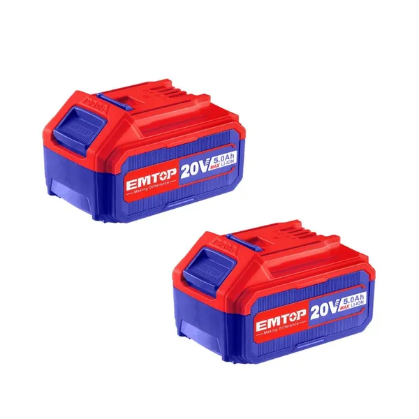 Газонокосарка акумуляторна EMTOP ELML20185-1 (2 АКБ + ЗП) купити в Україні