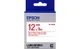 Картридж с лентой Epson LK4WRN принтеров LW-300/400/400VP/700 Std Red/Wht 12mm/9m