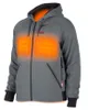 Толстовка з підігрівом MILWAUKEE, M12 HHGREY4-0 (L), сіра (розмір L)