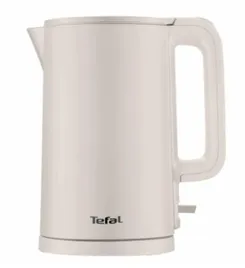 Електрочайник Tefal Thermo Protect, 1.5л, пластик, нержавіюча сталь, бежевий фото