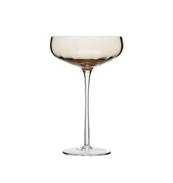 Набор бокалов для шампанского ARDESTO Black Mars Altair 260мл, 2шт, стекло, золотистый фото