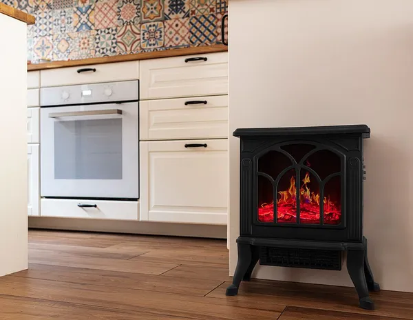 Заказать Камин электрический, декоративный Neo Tools, 30м кв, 1500Вт, керамический нагрев. элемент (PTC), чёрный с доставкой