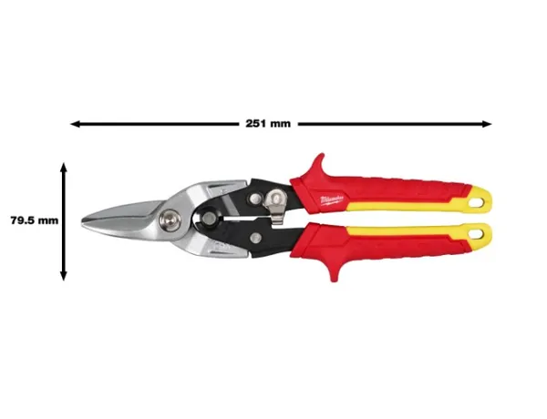 Ножиці по металу MILWAUKEE (прямий різ) купить в Украине