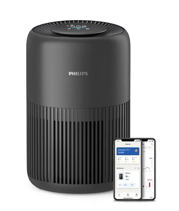 Очиститель воздуха Philips PureProtect Mini 900, 65м2, 250м3/час, HEPA +угольный фильтр, датчик качества воздуха, Wi-Fi, темно-серый