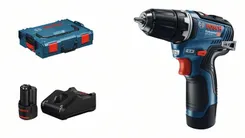 Шуруповерт-дрель аккумуляторный Bosch GSR 12V-35, 12 2x3.0Ач, 35Нм, 20+1, 460/1750об/мин, бесщеточный, AutoLock, L-BOXX 102, 0.75 кг фото